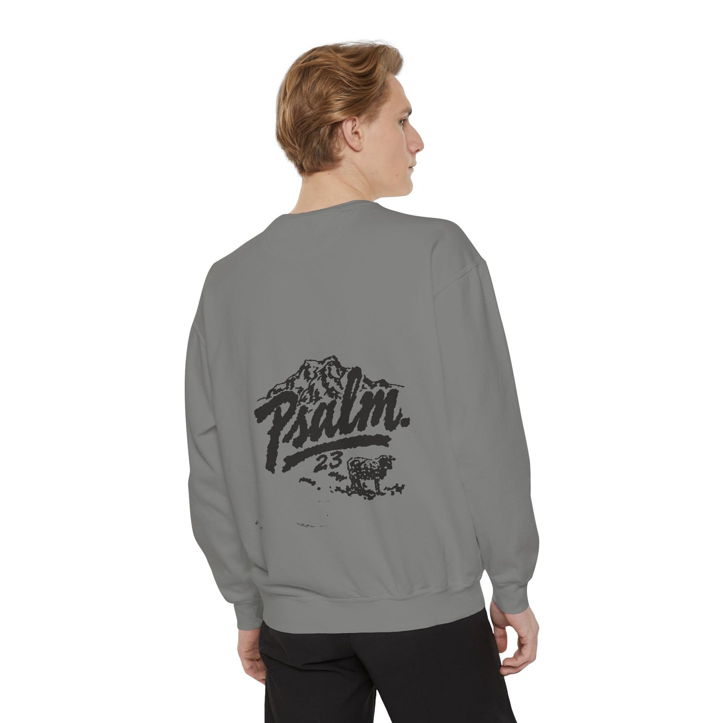 Psalm 23 Script Unisex Crewneck