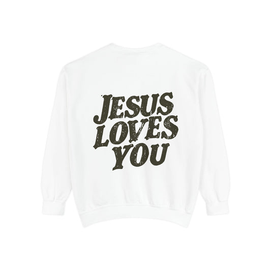 Jesus Loves You Unisex Crewneck