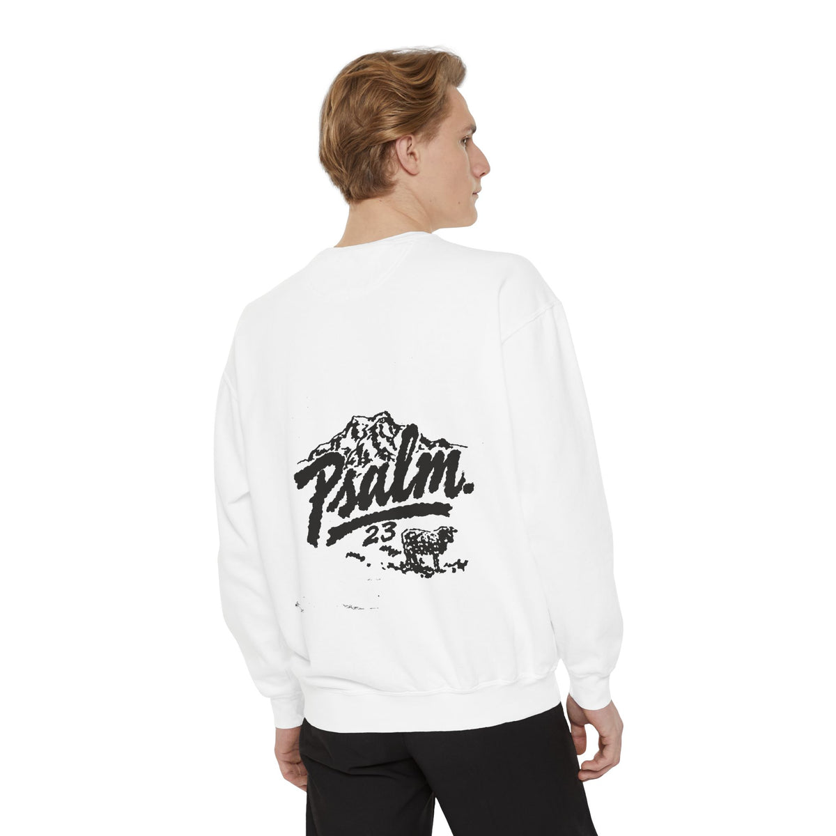Psalm 23 Script Unisex Crewneck