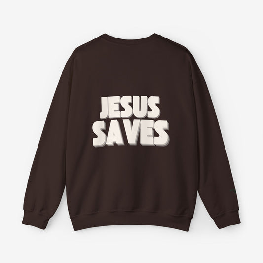 JESUS SAVES Crewneck