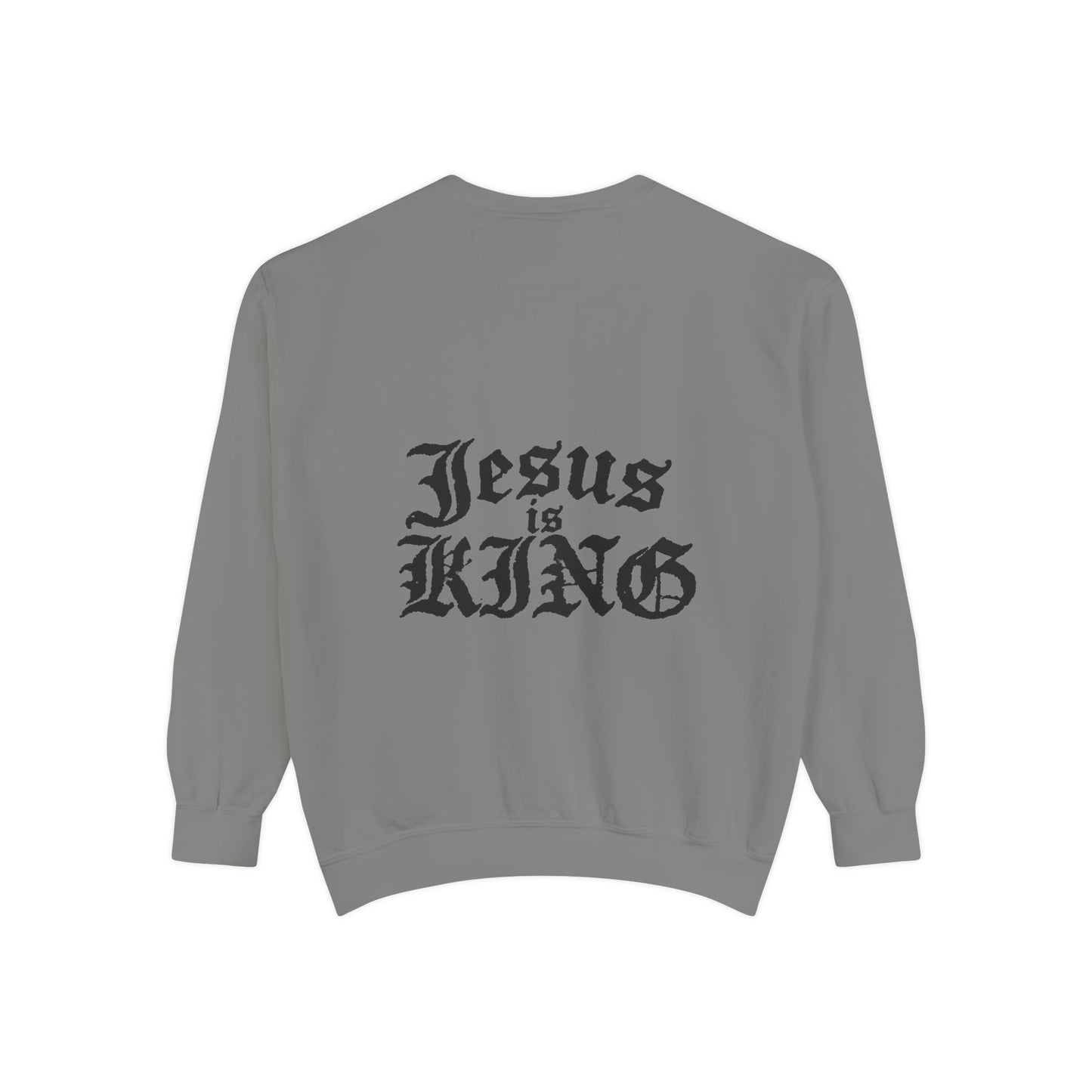 Jesus Is King Gothic Unisex Crewneck