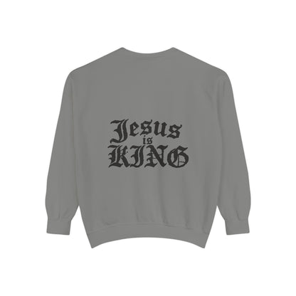 Jesus Is King Gothic Unisex Crewneck