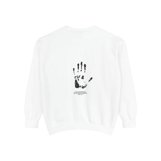 Engraved on My Hands Unisex Crewneck