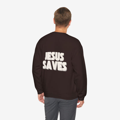 JESUS SAVES Crewneck