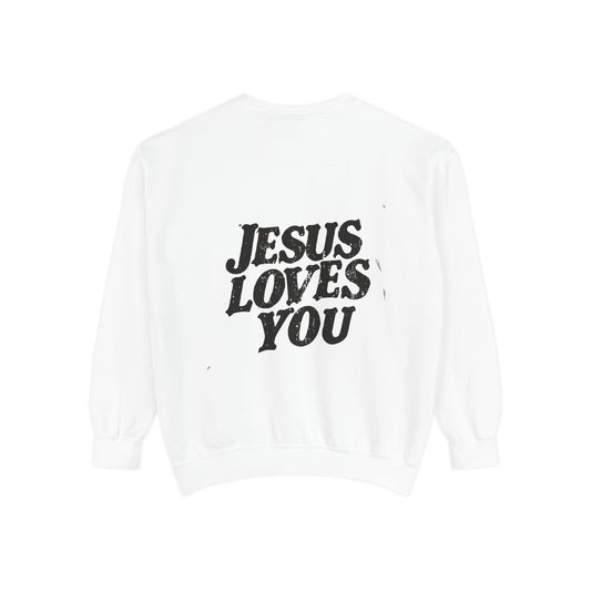Jesus Loves You Bold Unisex Crewneck