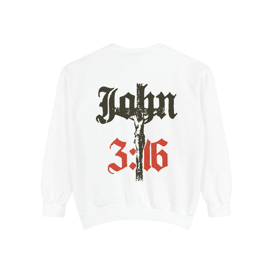 John 3:16 Cross Unisex Crewneck