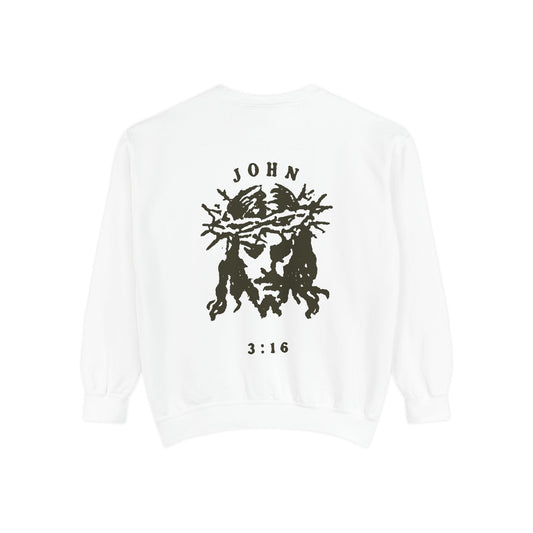 John 3:16 Crown of Thorns Unisex Crewneck
