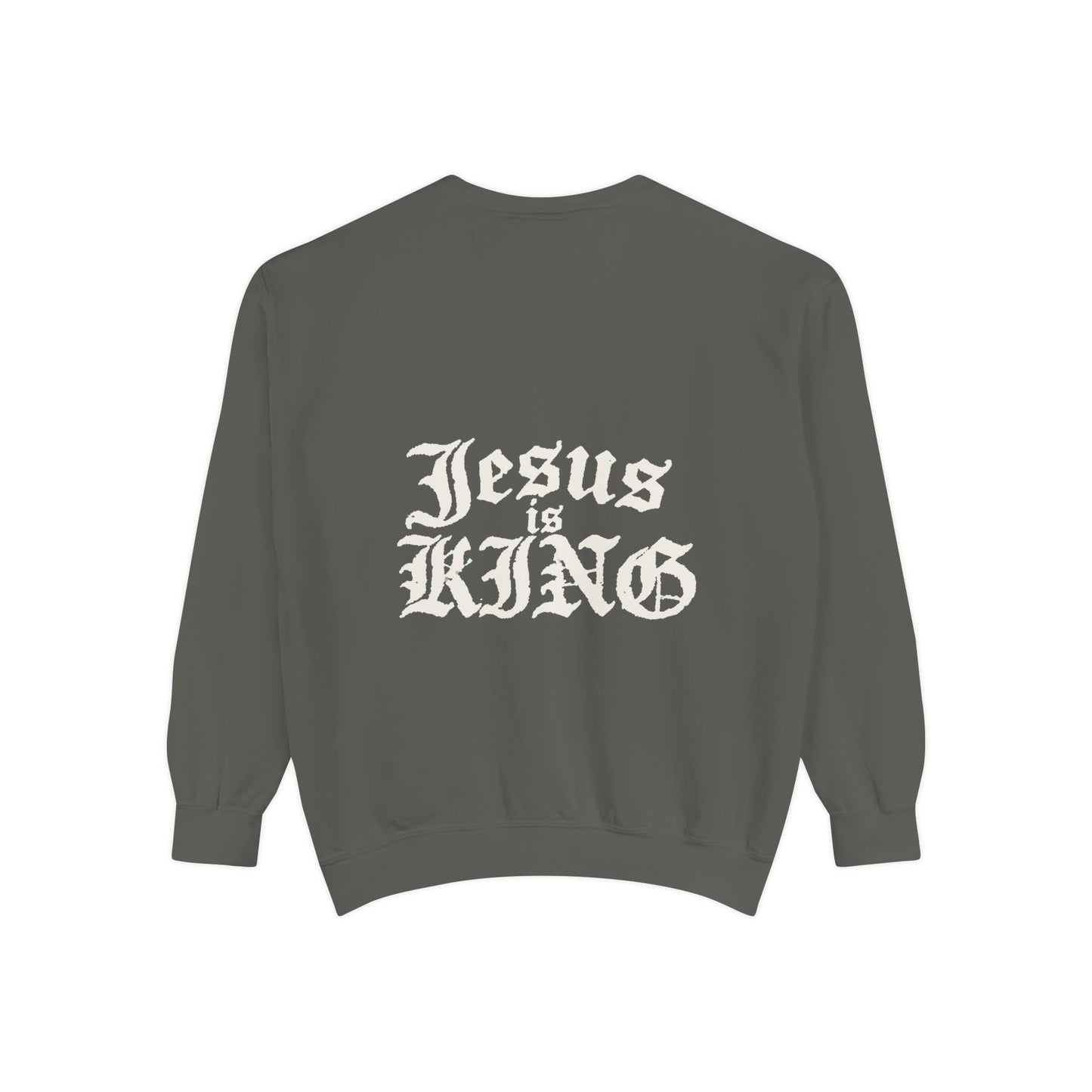 Jesus Is King Gothic Unisex Crewneck
