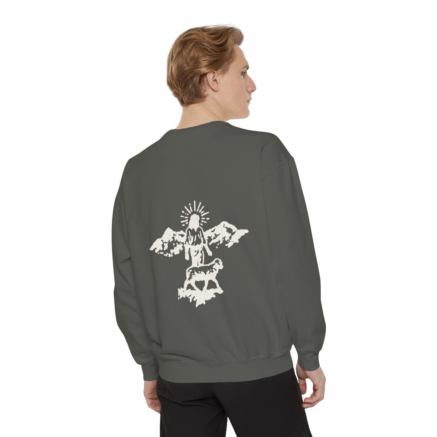 Shepherd at Sunrise Unisex Crewneck