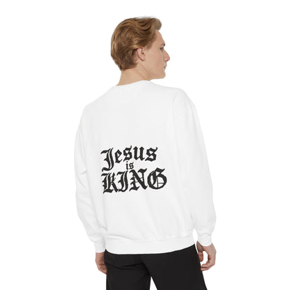 Jesus Is King Gothic Unisex Crewneck