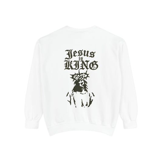 Jesus Is King Gothic Unisex Crewneck