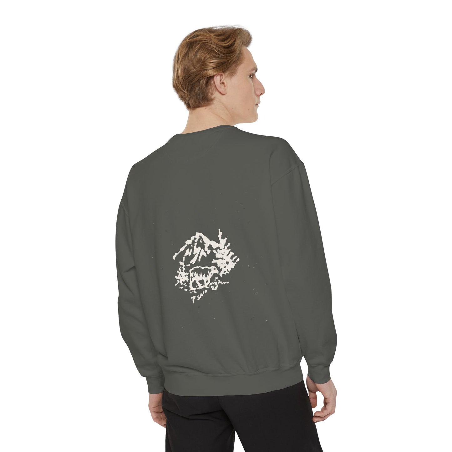 Mountains and Sheep Unisex Crewneck