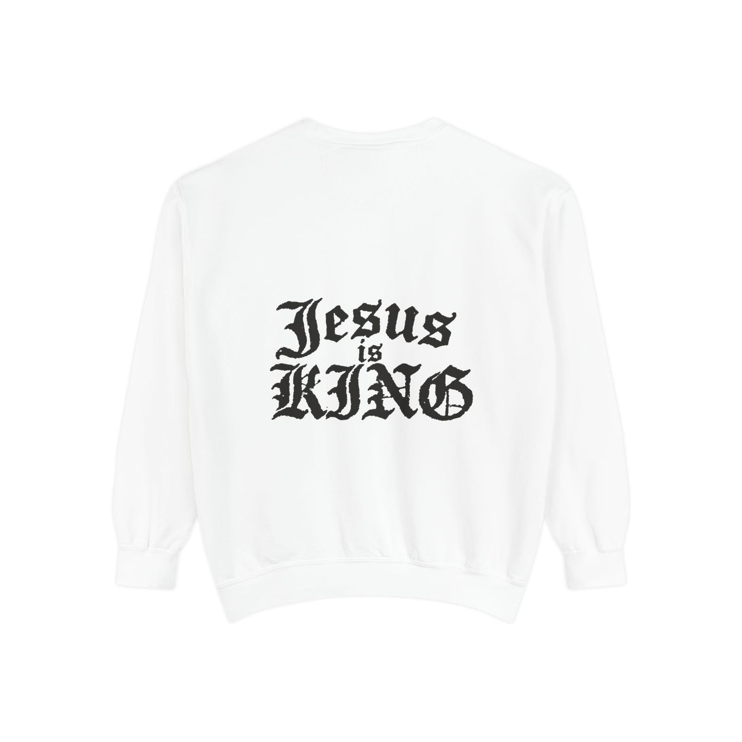 Jesus Is King Gothic Unisex Crewneck