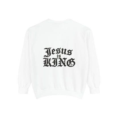 Jesus Is King Gothic Unisex Crewneck