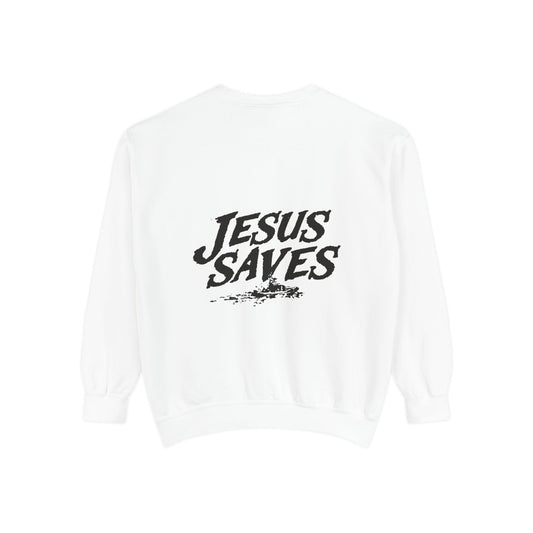 Jesus Saves Unisex Crewneck