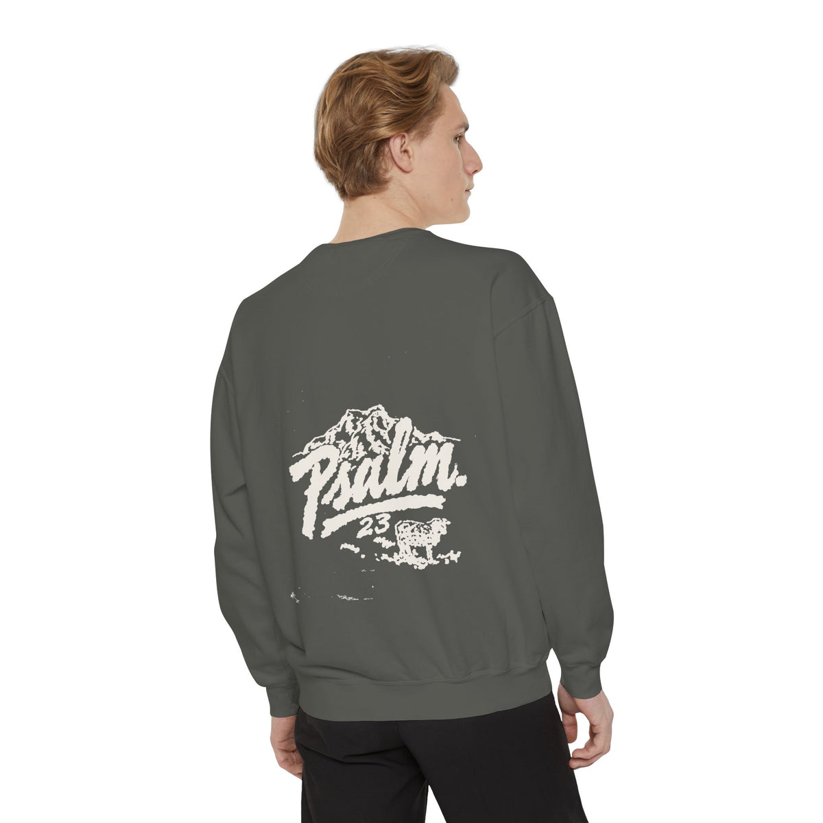 Psalm 23 Script Unisex Crewneck