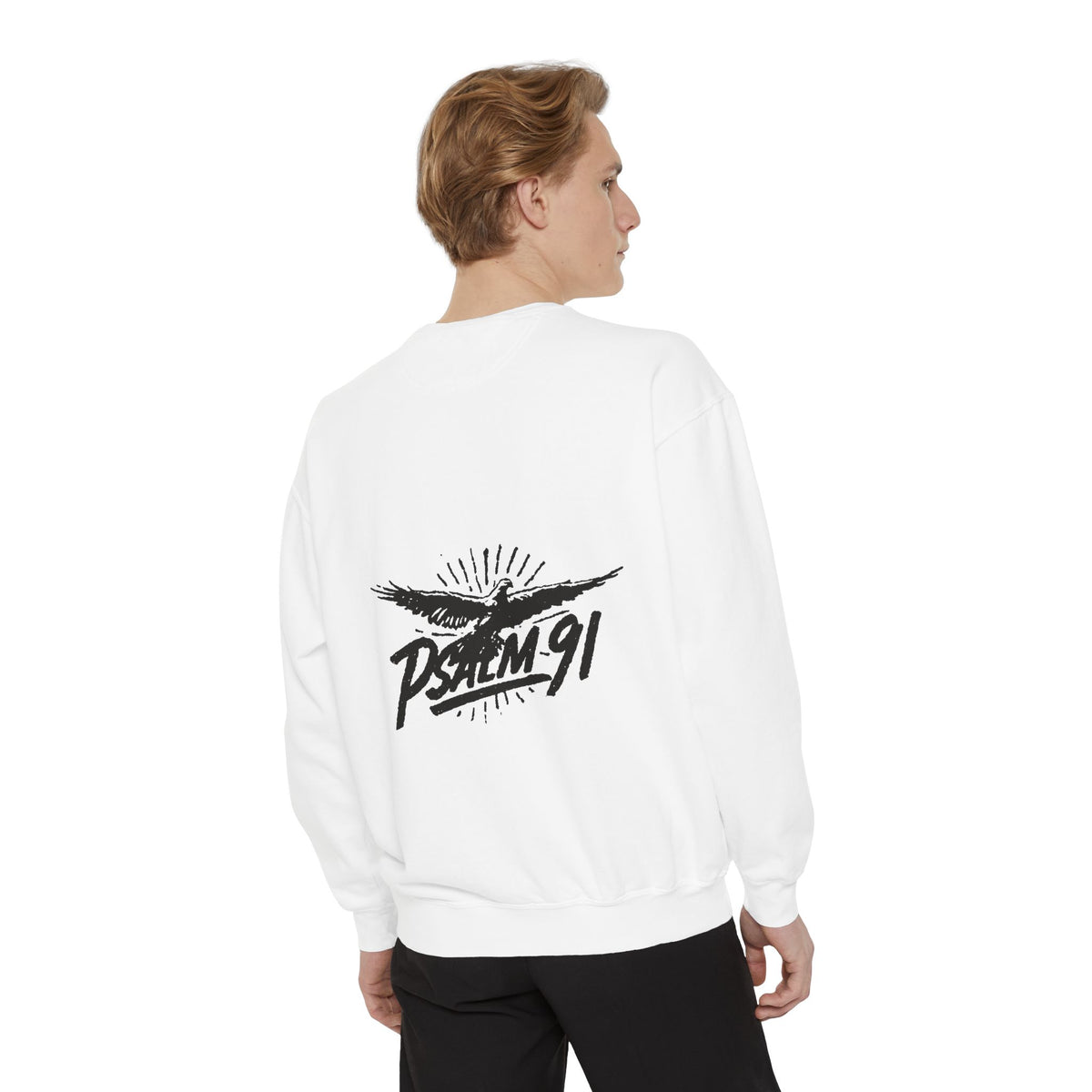 Psalm 91 Eagle Unisex Crewneck