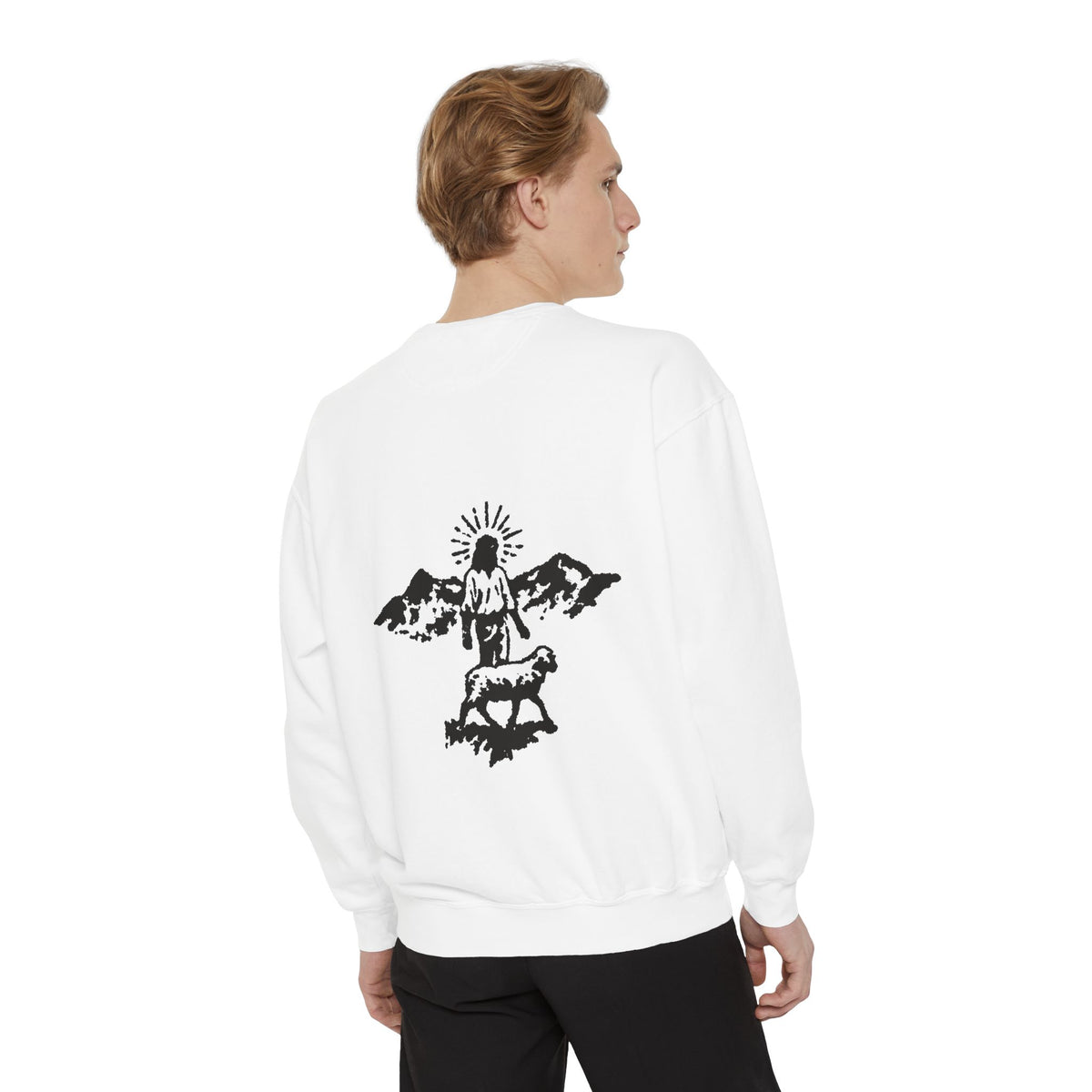 Shepherd at Sunrise Unisex Crewneck