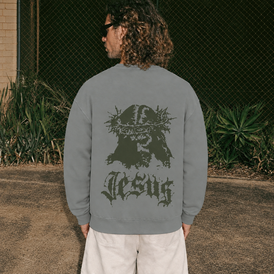 Jesus Crown of Thorns Crewneck